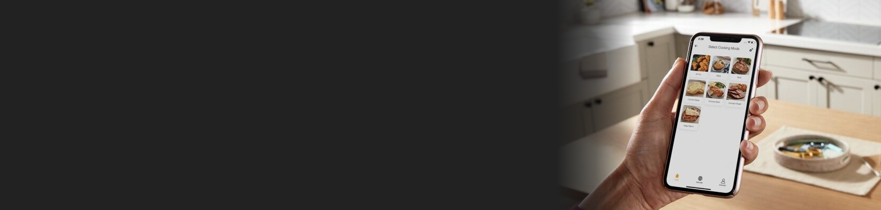 Person controlling appliances remotely