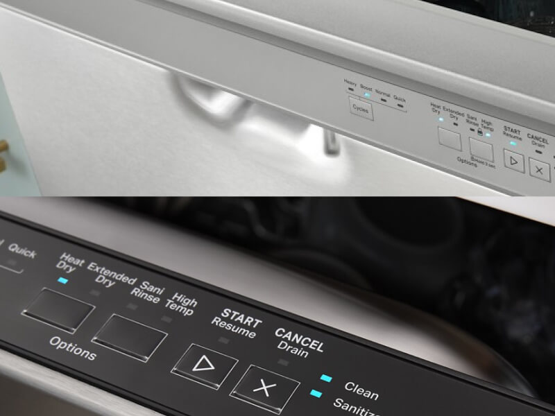 Top Vs Front Control Dishwasher