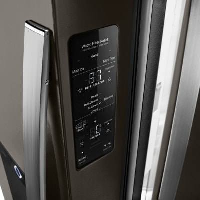 Temperature reading on a freezer