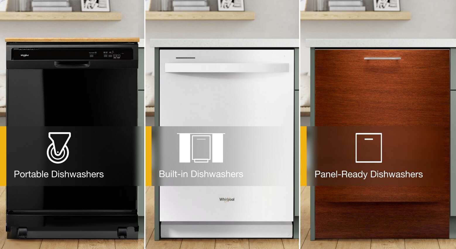 Types of Dishwashers Styles & Options Explained Whirlpool