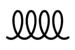 Induction capable coiled spring icon