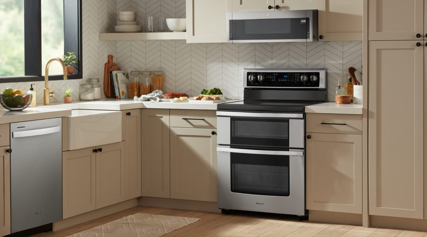 Whirlpool® Appliances in a modern kitchen