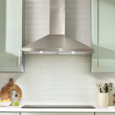 A Whirlpool® Range Hood in a kitchen