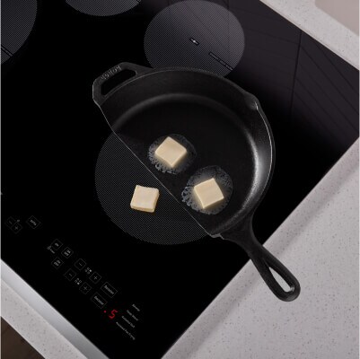 Butter in a saucepan