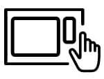 Microwave installation icon
