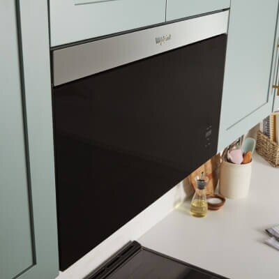 A Whirlpool® Flush-Mount Microwave