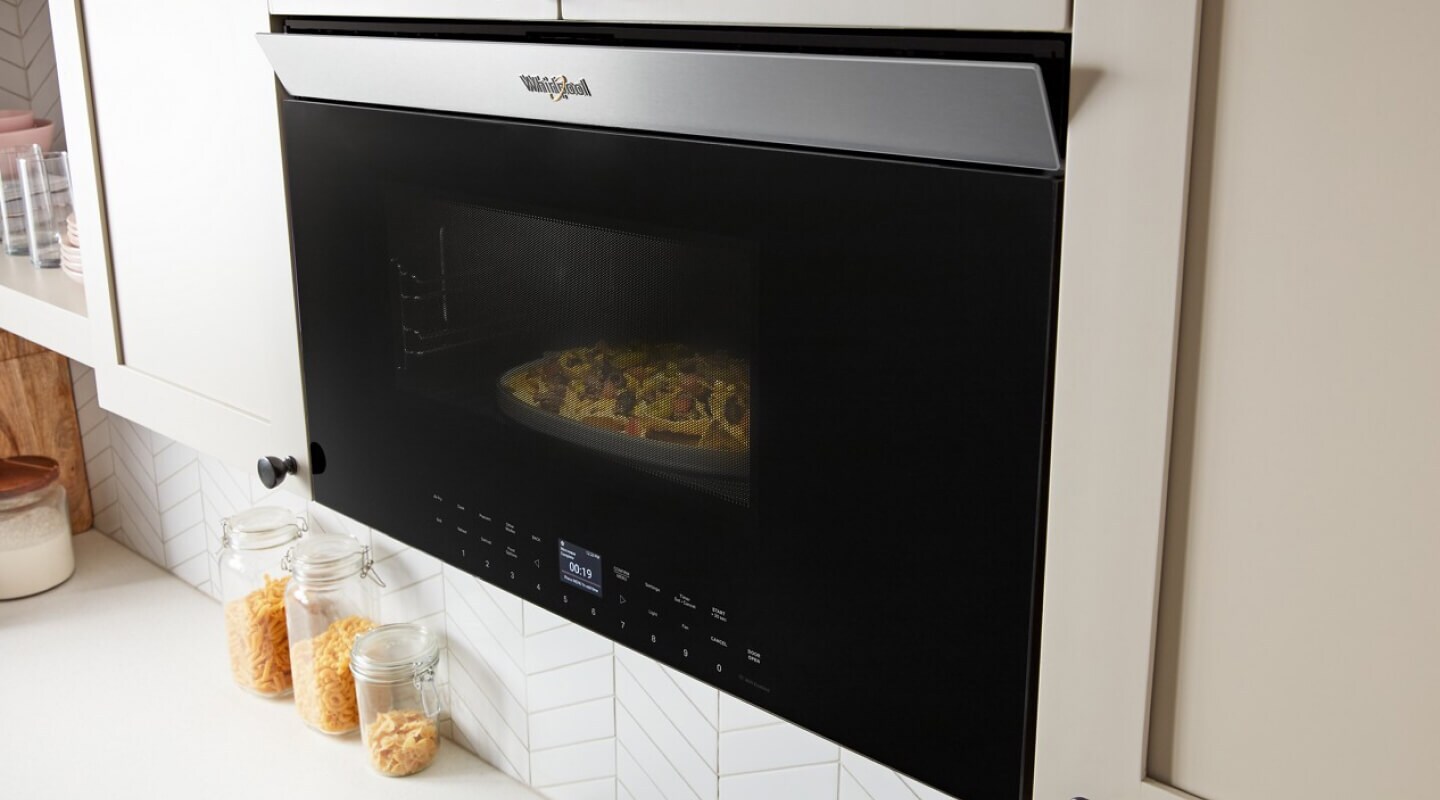 A Whirlpool® Over-the-Range Microwave