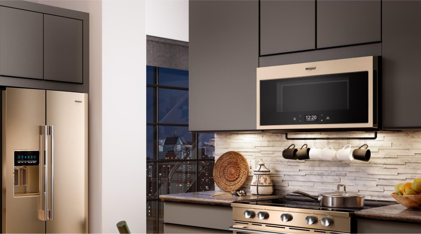 Whirlpool® appliances in a modern kitchen Whirlpool® appliances in a modern kitchen
