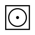 Tumble dry low icon
