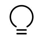 Light bulb icon