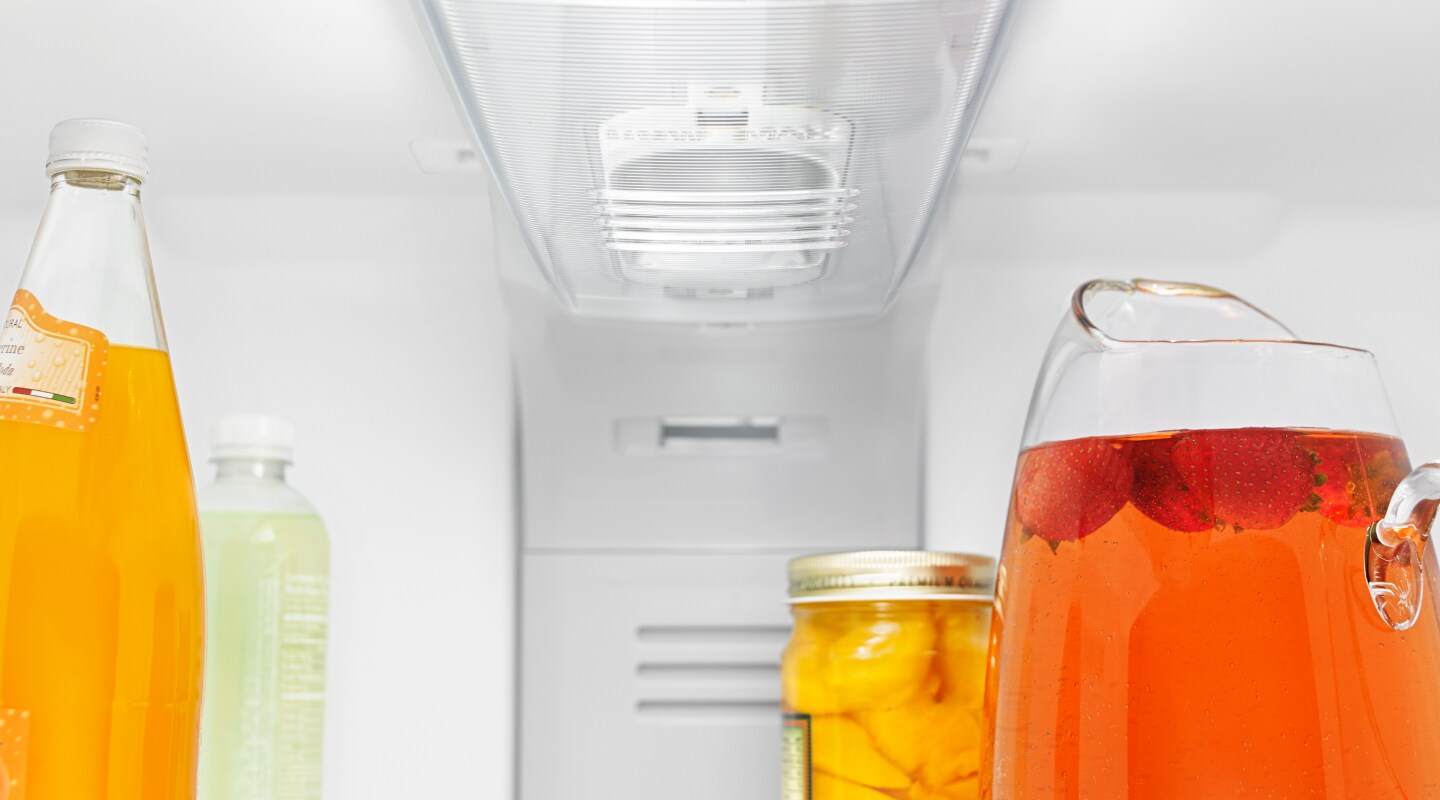 Juices in a fridge Juices in a fridge