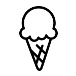 An ice cream icon