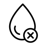 A no moisture icon