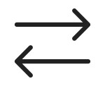 An arrow icon