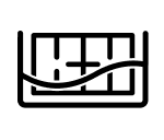 A grate in water icon.