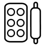 Baking tools icon