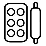 Baking tools icon