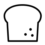 Slice of bread icon