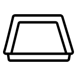 Baking tray icon