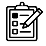 Clip board checklist icon