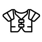 Football pads icon