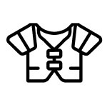 Football pads icon