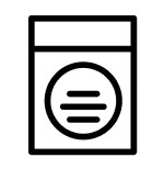 Front load washer icon