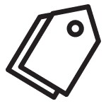 Care tag icon