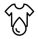Wet clothes icon