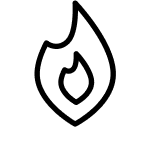 Flame icon