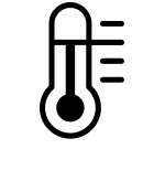 Temperature scale icon