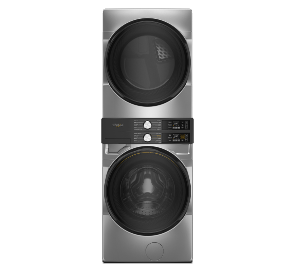 A Whirlpool® Stacked Laundry Center