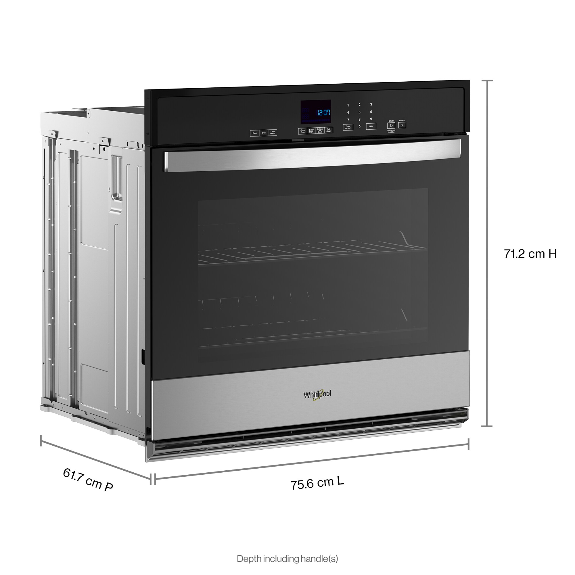 5.0 Cu. Ft. Single SelfCleaning Wall Oven Stainless Steel WOES3030LS