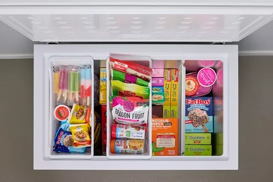 Whirlpool® 9 cu. ft. Chest Freezer with 2 Storage Baskets White