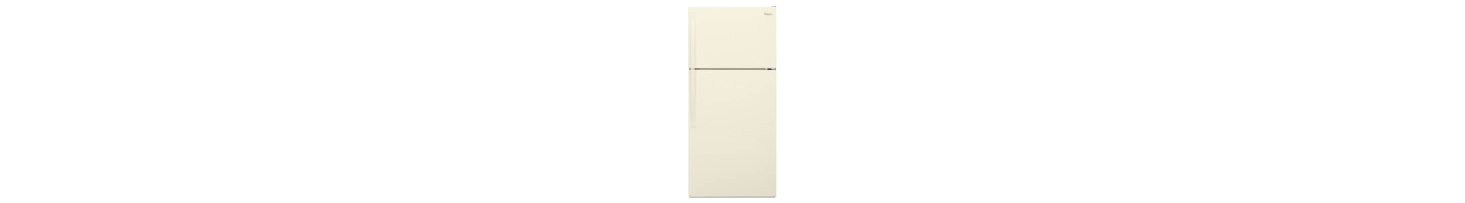Biscuit colored Whirlpool® Top-Freezer Refrigerator