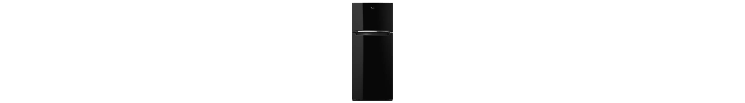 Black Whirlpool® Top-Freezer Refrigerator