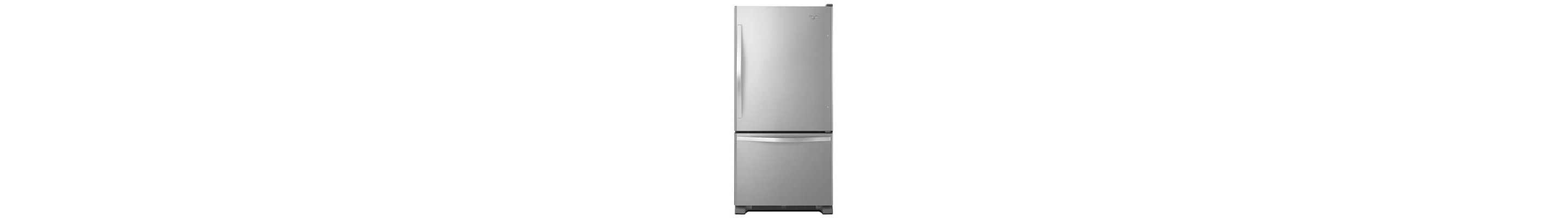 Stainless Steel Whirlpool® Bottom-Freezer Refrigerator