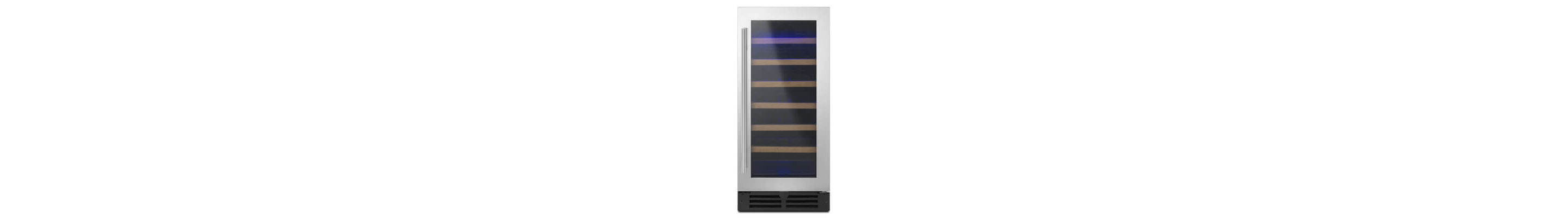 Whirlpool® Undercounter Wine Center with glass door
