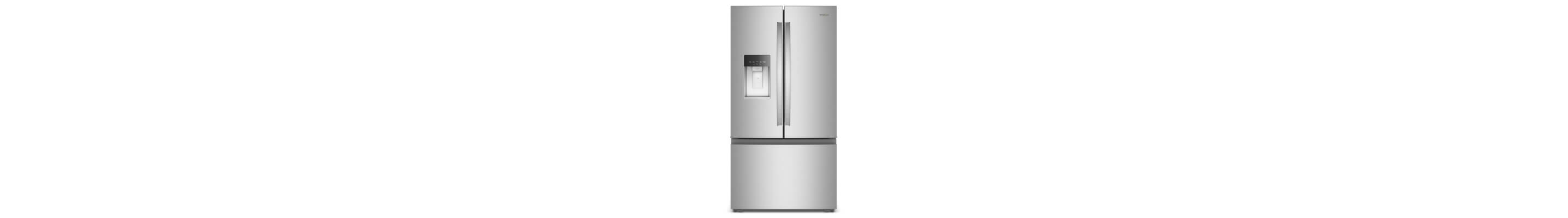 Whirlpool® French Door Refrigerator with external ice and water dispenser