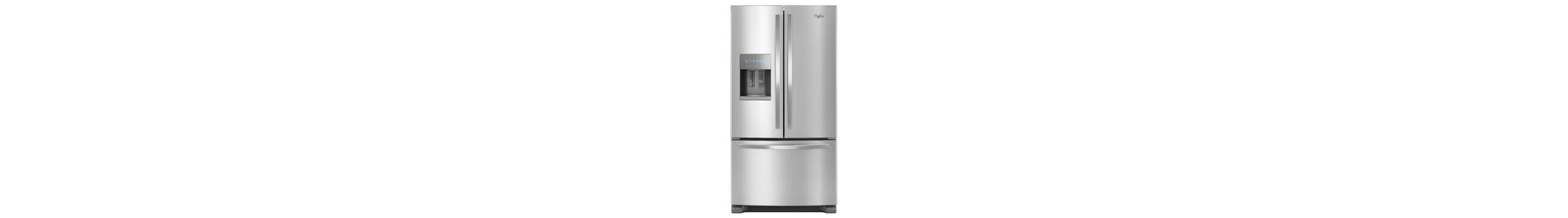 Whirlpool® French Door Refrigerator with exterior ice and water dispenser