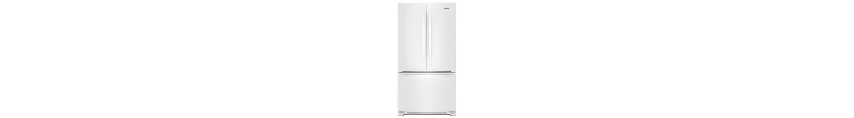 White Whirlpool® French Door Refrigerator