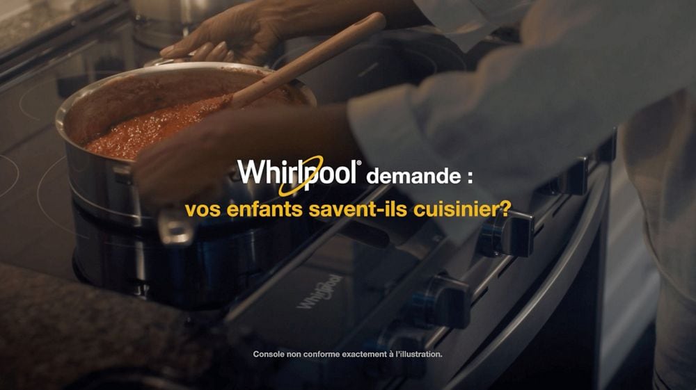 Whirlpool demande : vos enfants sont-ils capables de cuisiner?