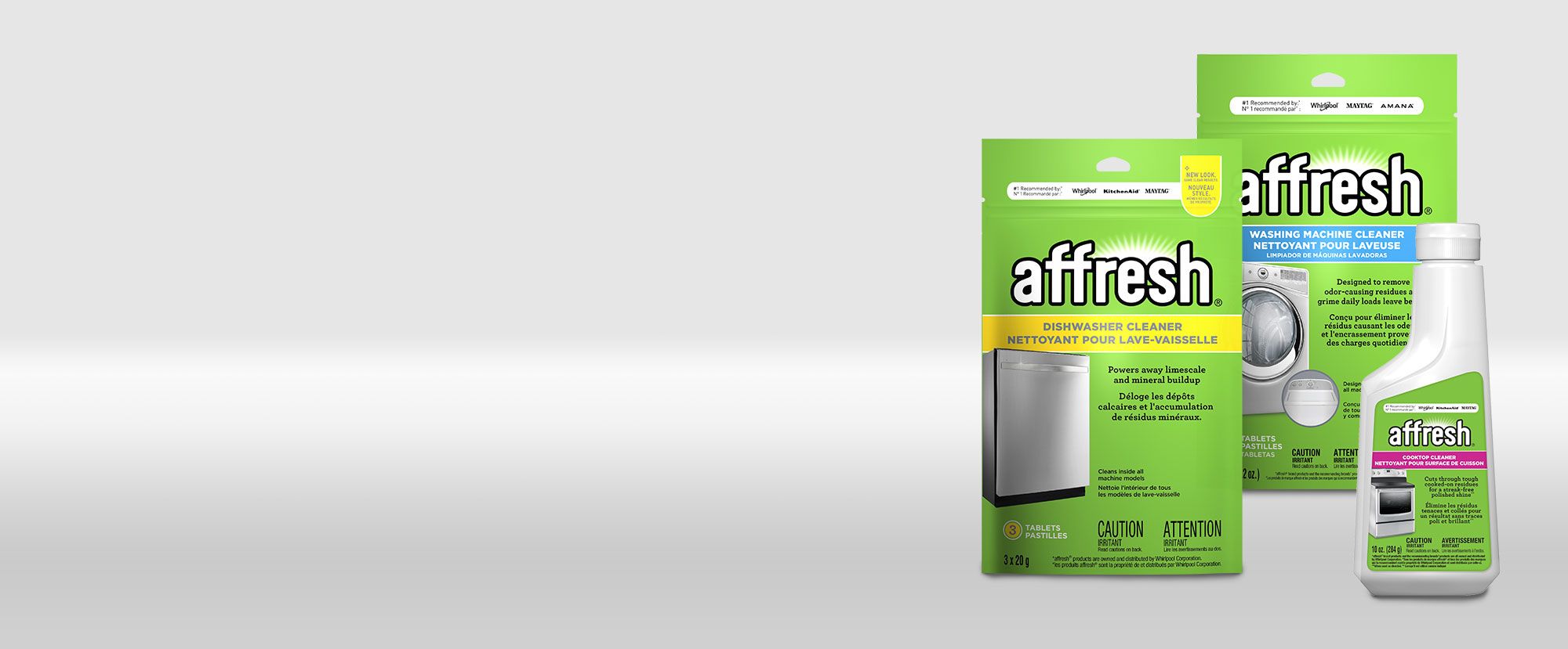 Affresh appliance cleaners.