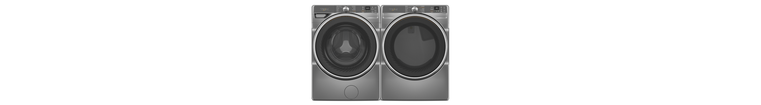 A Whirlpool® Front Load Matching Pair