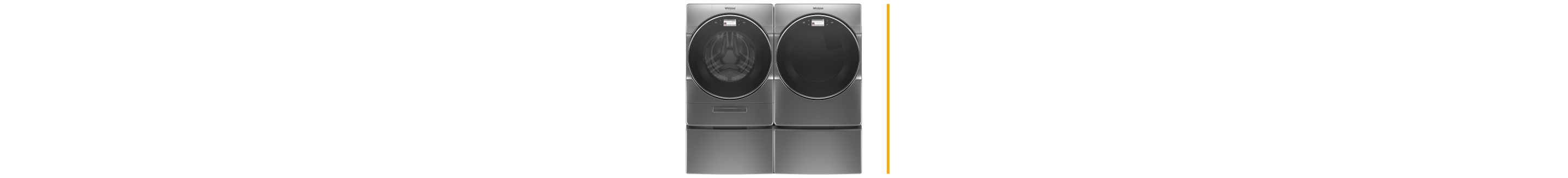 Whirlpool dryer and washer shop set