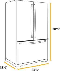 CounterDepth Refrigerator Dimensions & Sizes Whirlpool