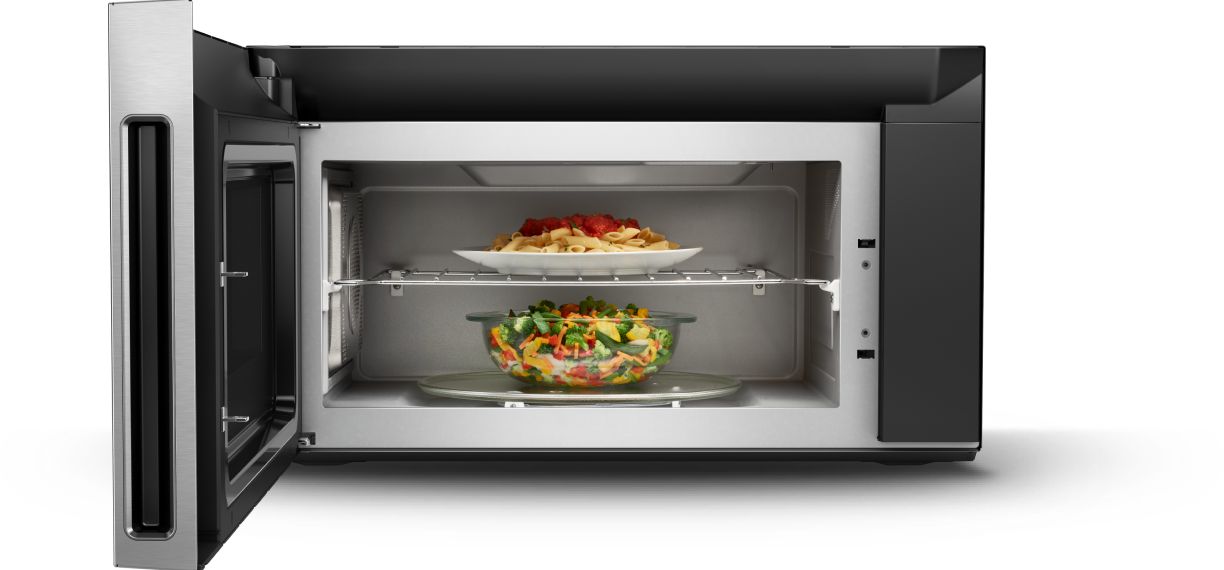 See what a new appliance finish on Whirlpool microwaves can do for your design.