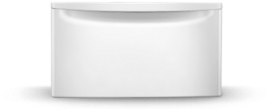 Whirlpool® laundry pedestals.