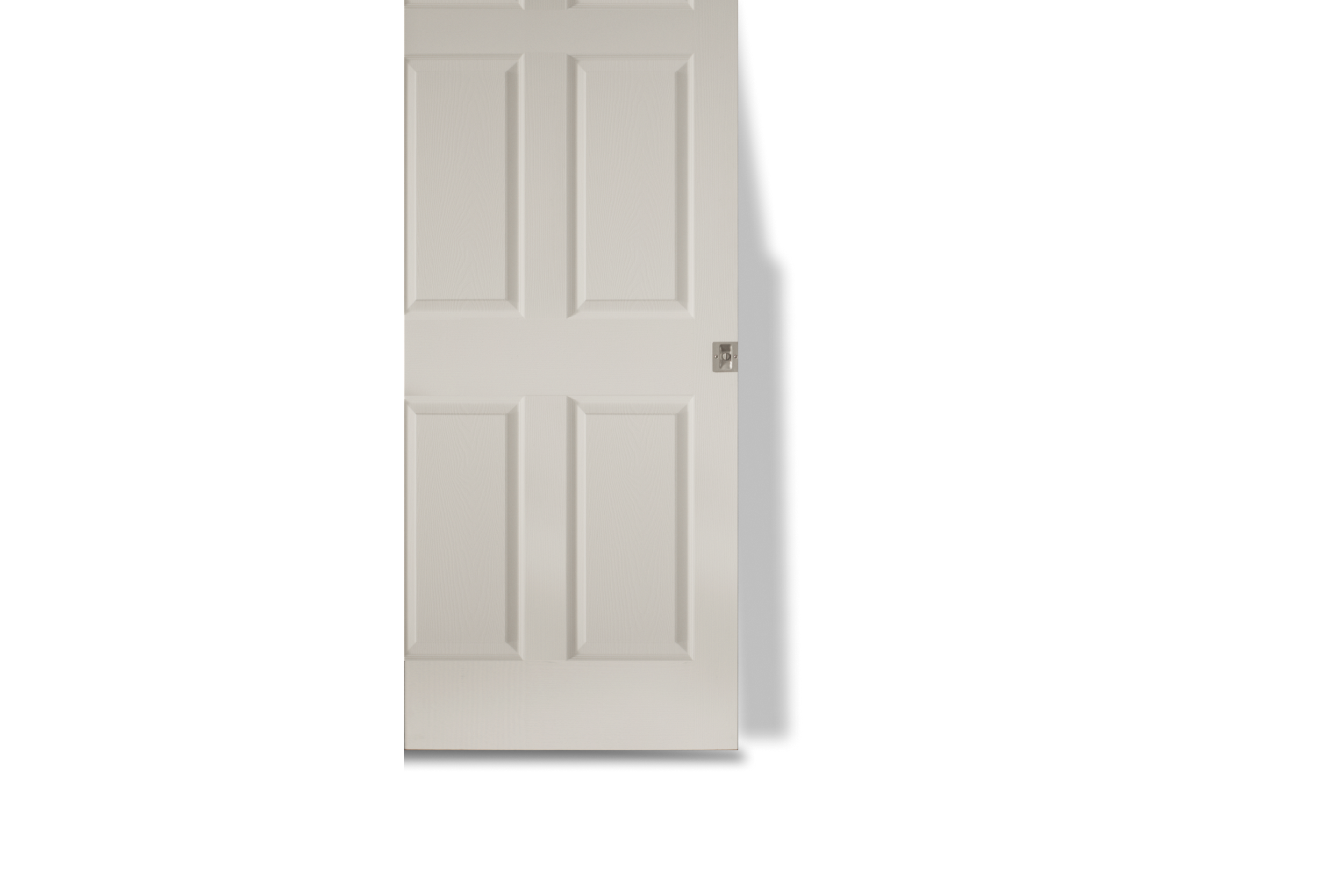 A laundry closet in a clean home with wood floors.