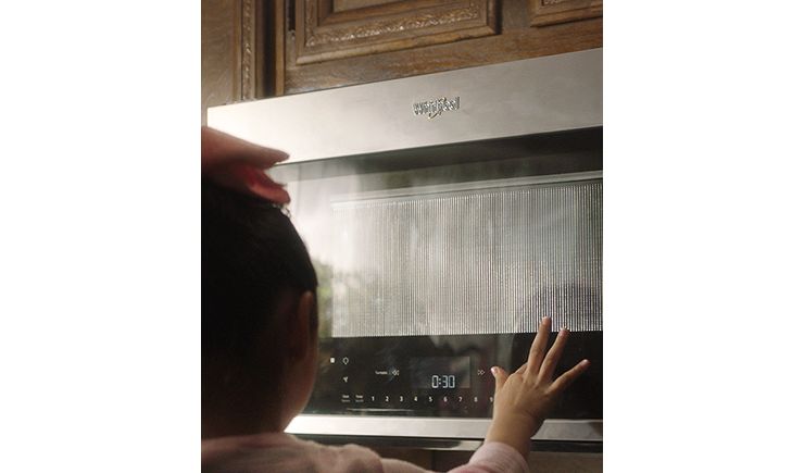 Easily prepare side dishes with steam cooking in microwaves from Whirlpool.